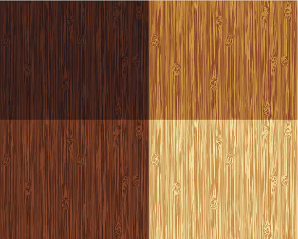 Different colors of wooden patterns vector art illustration