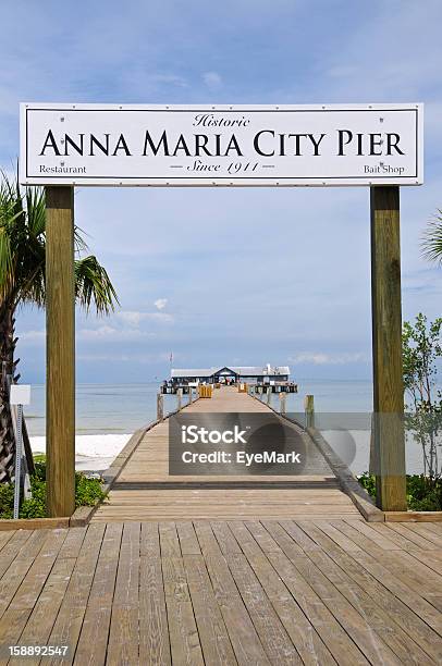 Anna Maria City Pier Stock Photo - Download Image Now - Anna Maria Island, Florida - US State, Pier