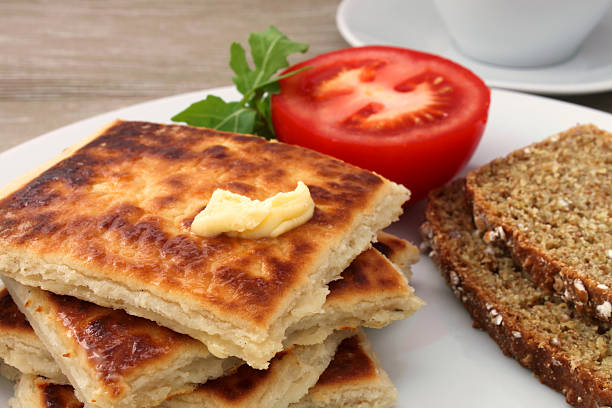 Irish Potato Farls stock photo