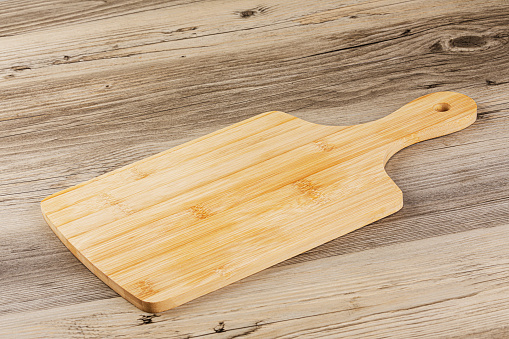 Cutting Board background ready for your message with copy space