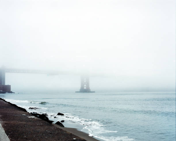 istock Foggy morning under the Golden Gate bridge, San Francisco. 1588965303