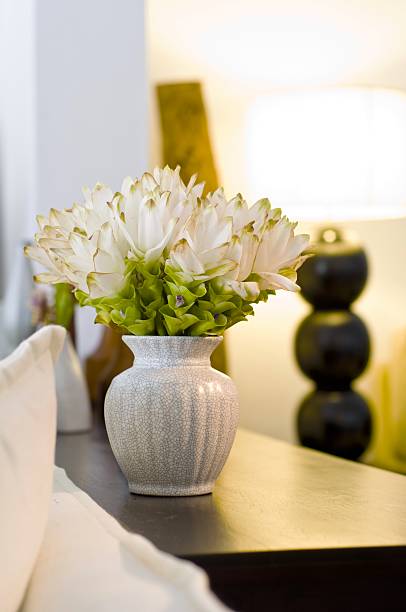 istock Flower vase in beautiful interior design decoration 158897707