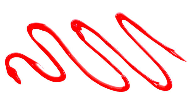 istock red watercolor drop zigzag isolated on white background 1589015104