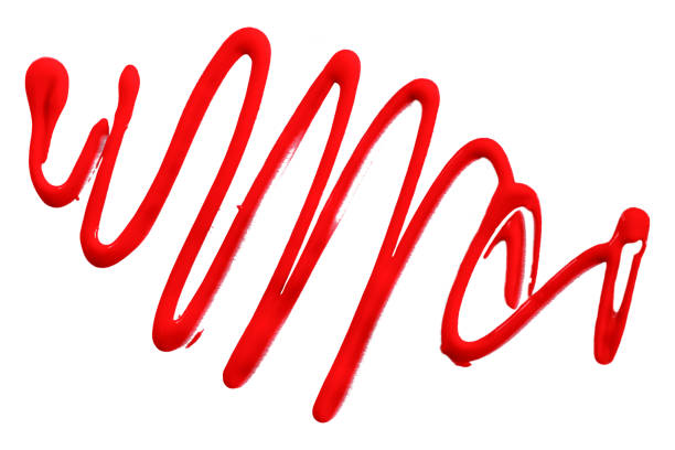 istock red watercolor drop zigzag isolated on white background 1589015447