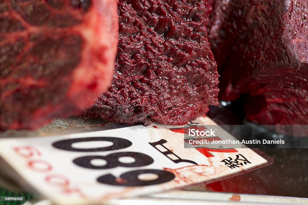 Raw Whale Fleisch zu verkaufen in Japan und den Preis. - Lizenzfrei Bedrohte Tierart Stock-Foto