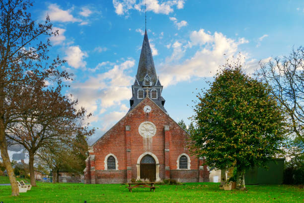 istock Church of Beaussault, Seine Maritime, near Neufchatel en Bray 1589070098