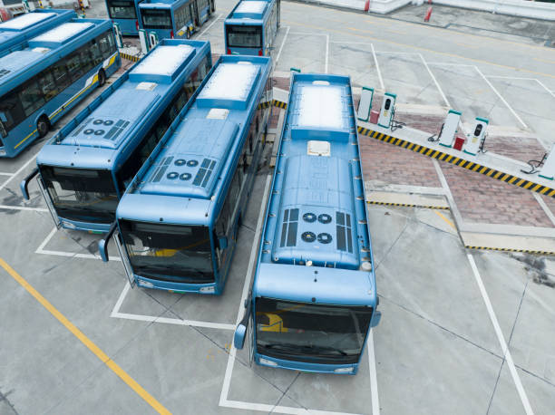 istock Electric Bus Outdoor Charging Station 1589084683