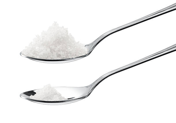 istock Two spoons of salt at different amounts 158908564