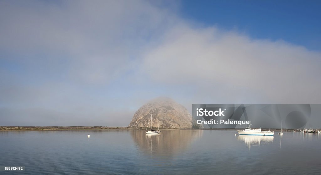 Morro Rock no início da manhã luzes - Royalty-free Ao Ar Livre Foto de stock