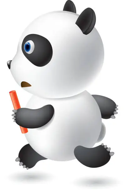 Vector illustration of Panda