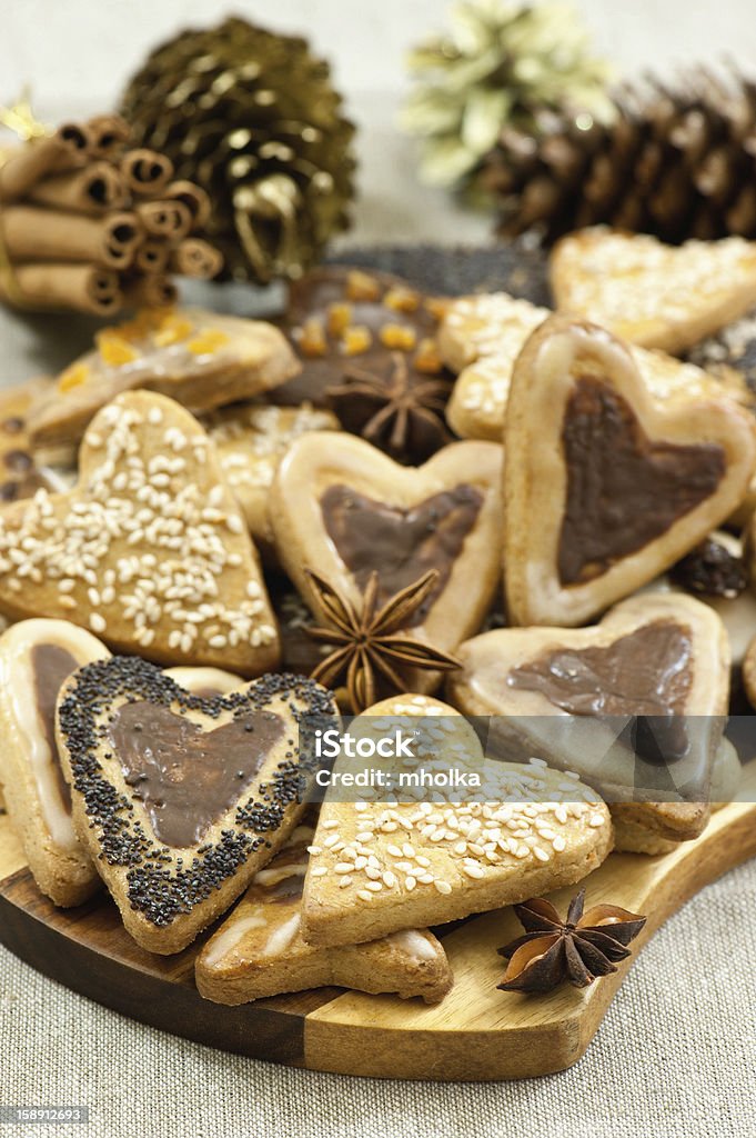 Biscotti di Natale - Foto stock royalty-free di A forma di stella