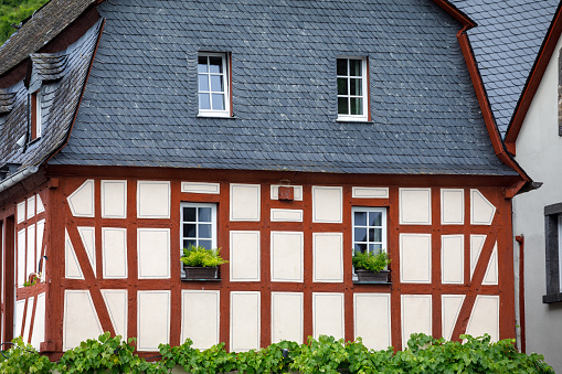Beilstein in mosel valley with typical Half-Timbered