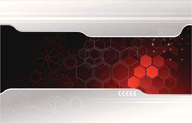 абстрактный красный техническая справочная информация - abstract gearshift red gray stock illustrations
