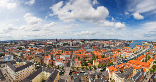 istock Aerial Panoramic View of Copenhagen ( XXXL ) 158918958