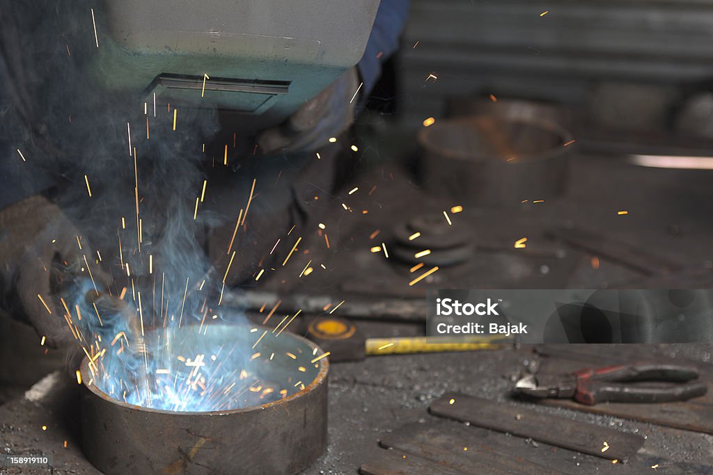 Metalworker - Foto stock royalty-free di Acciaio