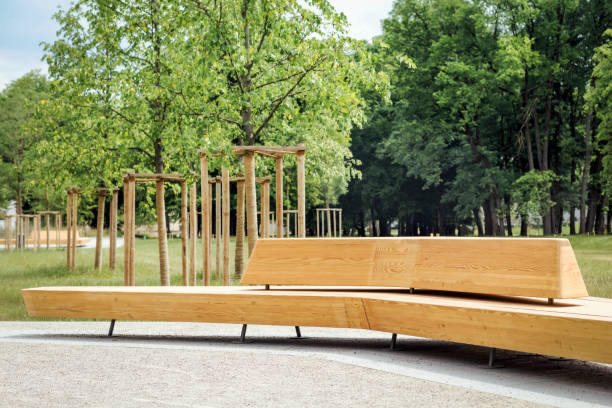 istock Relax Area in Green Summer Park 1589278562