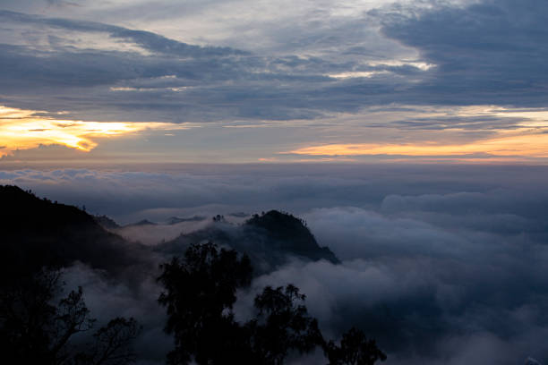 wonderfull sunrise at bromo mountain