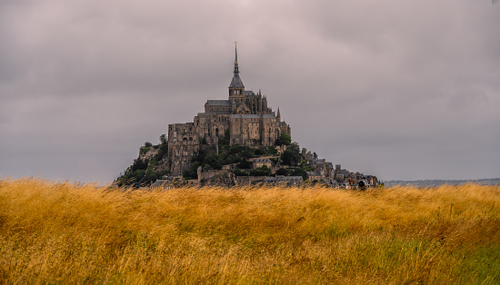 Mont-Saint Michel on A Rainy Day