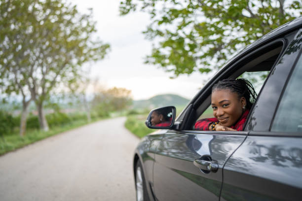 istock Woman in a car 1589386574
