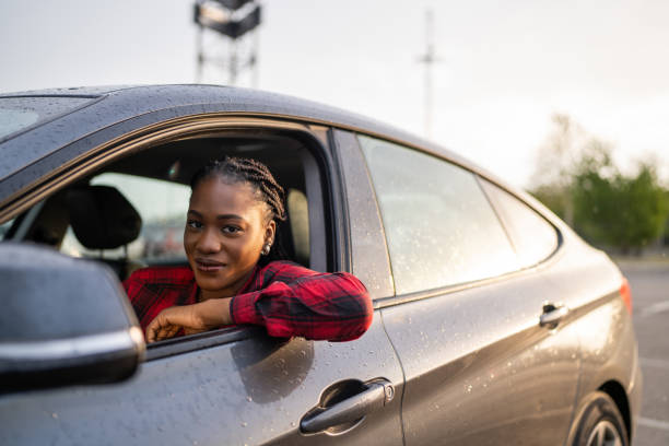 istock Woman driver in a car 1589400204
