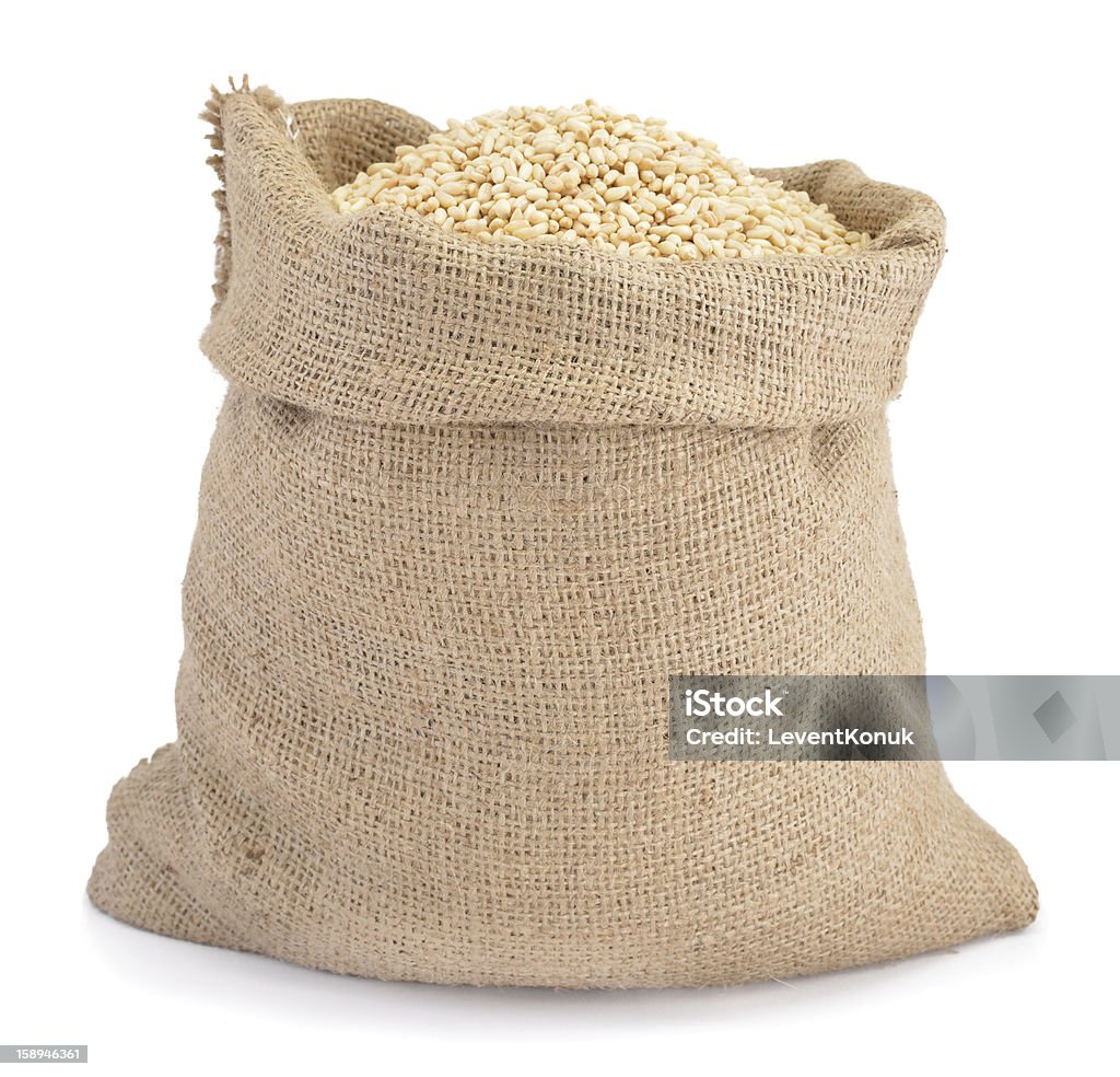 Мешок пакеты пшеницы, зерна - Стоковые фото Без людей роялти-фри