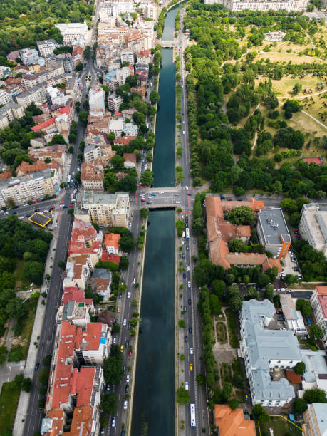 istock Aerial drone view of Bucharest, Romania 1589464529