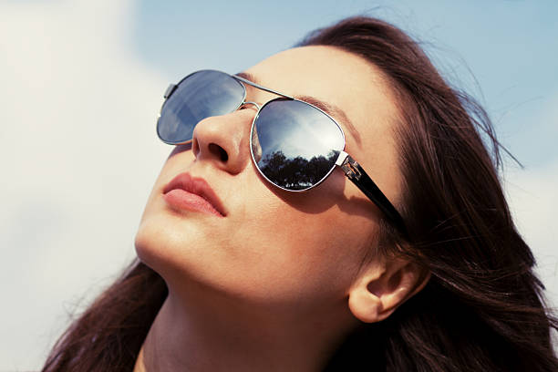 istock Cool young girl in sunglasses 158946726