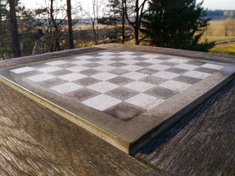close-up of chess standing outdoors
