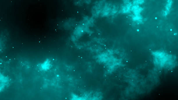istock 4k Blue Dust Particles Background on Looped 1589481781