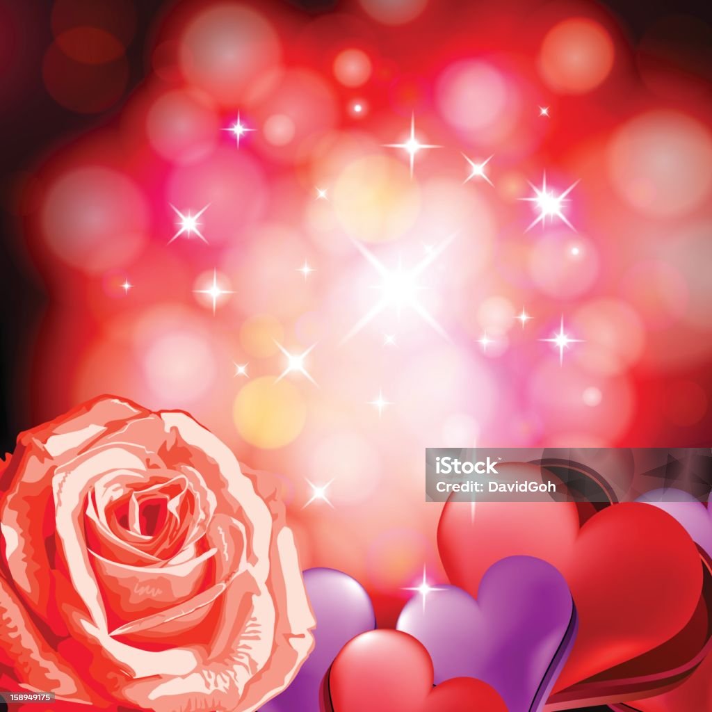 Fundo de Dia dos Namorados 4 - Royalty-free Amor arte vetorial