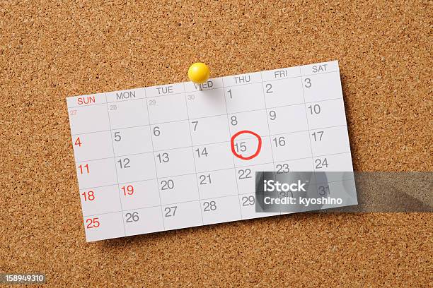 Pin Up カレンダーのコルクボード - オフィスのストックフォトや画像を多数ご用意 - オフィス, カラー画像, カレンダー