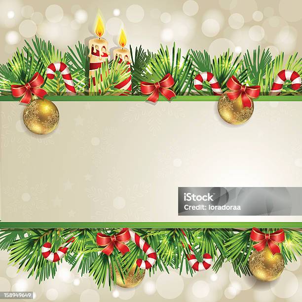 Christmas Card Stock Vektor Art und mehr Bilder von Baum - Baum, Bildhintergrund, Broschüre