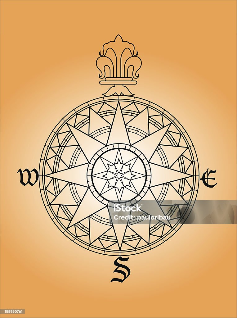 Compass Rose Images Renaissance Compass Rose Stock Illustration - Download Image Now - Adventure ...