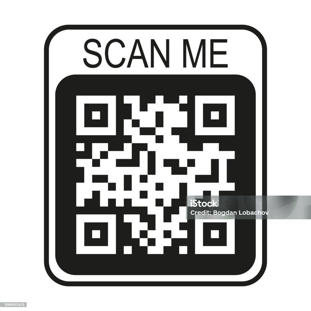 Qr Code Scannable Pattern Digital Information Encoding Quick Data ...