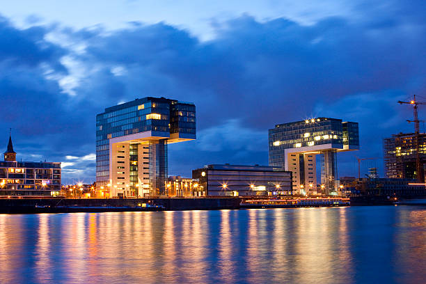 istock Cologne, Germany, Rheinau harbor 158952418