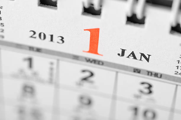 istock January of 2013 year calendar 158956011