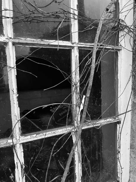 istock A damaged window on an abandoned building 1589564480