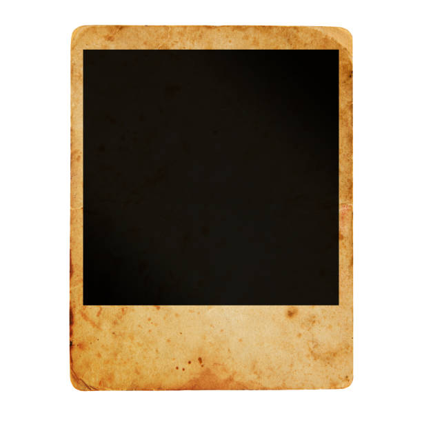 istock Old instant photocard, blank template 1589565955