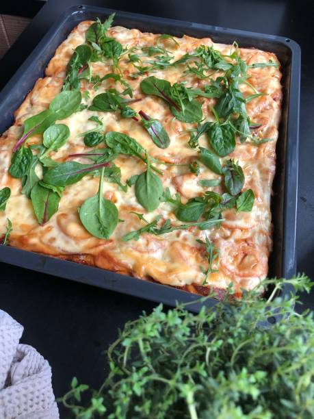 istock Homemade pizza made with love 1589568645