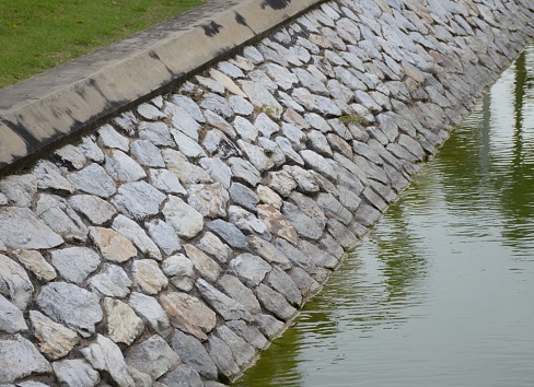 close up waterfont in nature garden