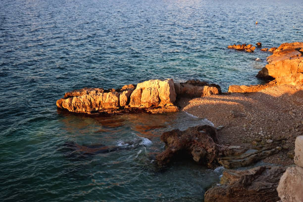 istock Beach in Primosten, Croatia 1589622357