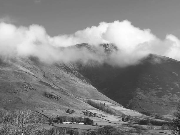 istock Low cloud over a mountain at St John’s in The Vale at Keswick 1589632643