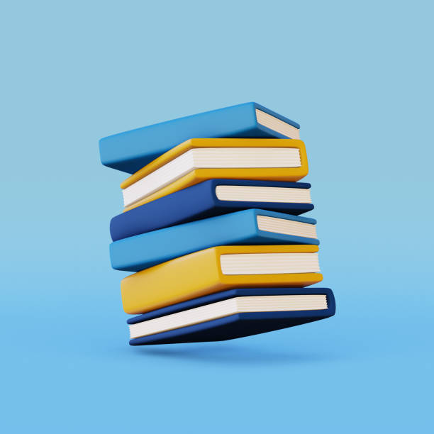 istock School supplies icon. Stack of books. 3D render 1589794083