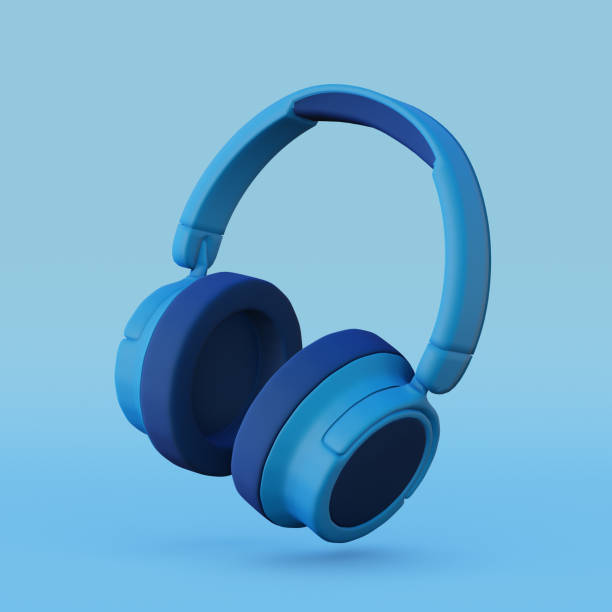 istock School supplies icon. Headphones. 3D render 1589794099