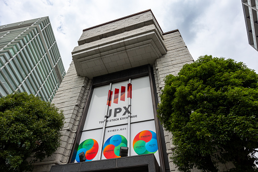 Tokyo, Japan - June 28, 2023 : Tokyo Stock Exchange building in Tokyo, Japan.
