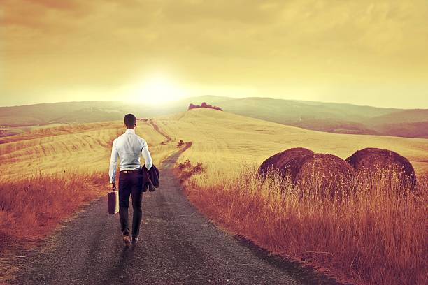 istock Businessman in the Countryside 158981342