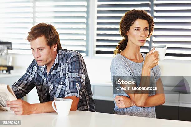 Theyre Having Communication Problems Stock Photo - Download Image Now - Anger, Displeased, Wife