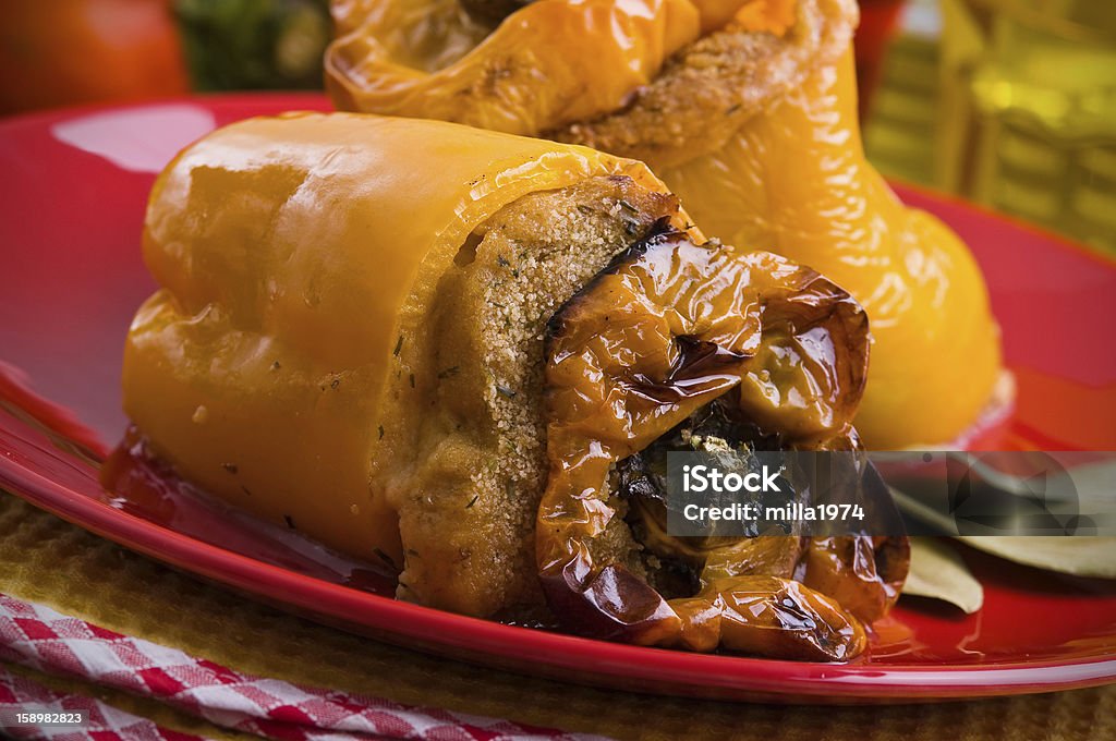 Stuffed peppers. - Royalty-free Alimentação Saudável Foto de stock