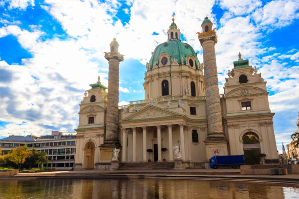 istock St. Charles's Church (Karlskirche) in Vienna, Austria 1589832340