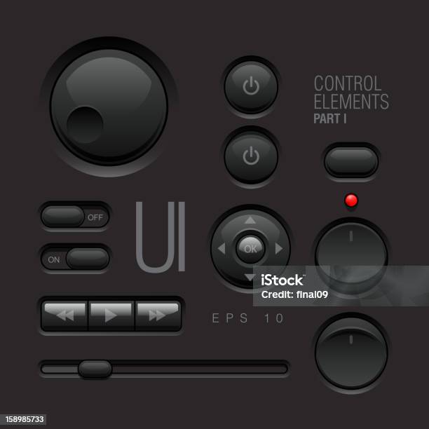 Web Ui Elements Stock Illustration - Download Image Now - Arrow Symbol ...